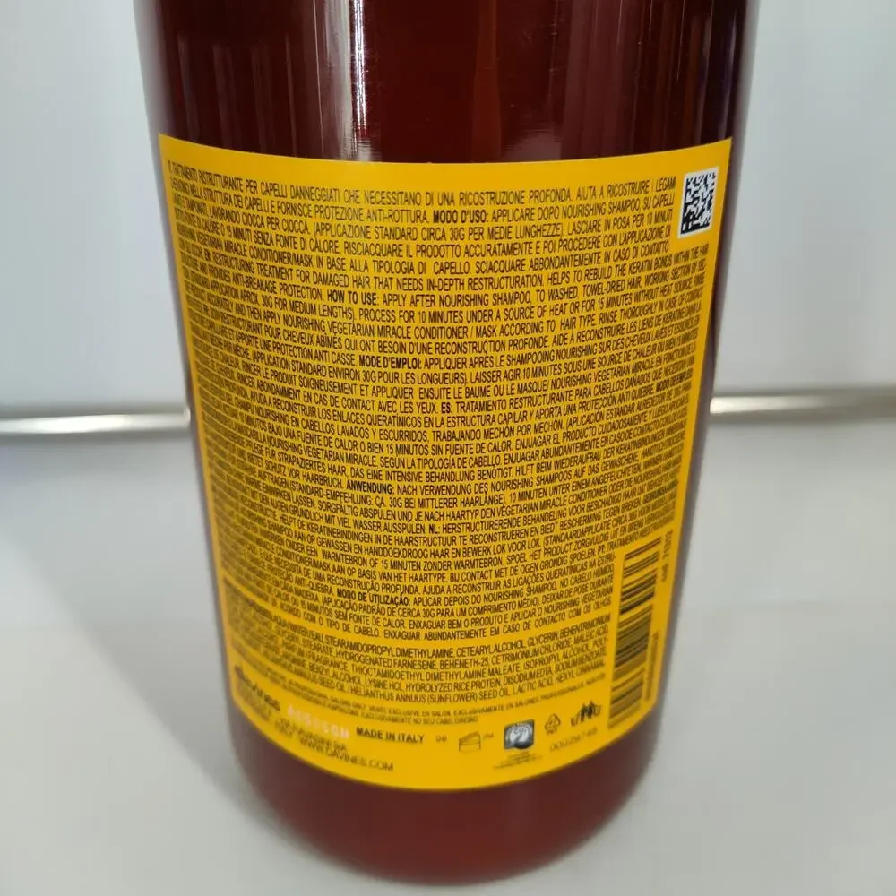 Davines NaturalTech Nourishing Keratin Wonder Superactive Damaged Hair 1000ml